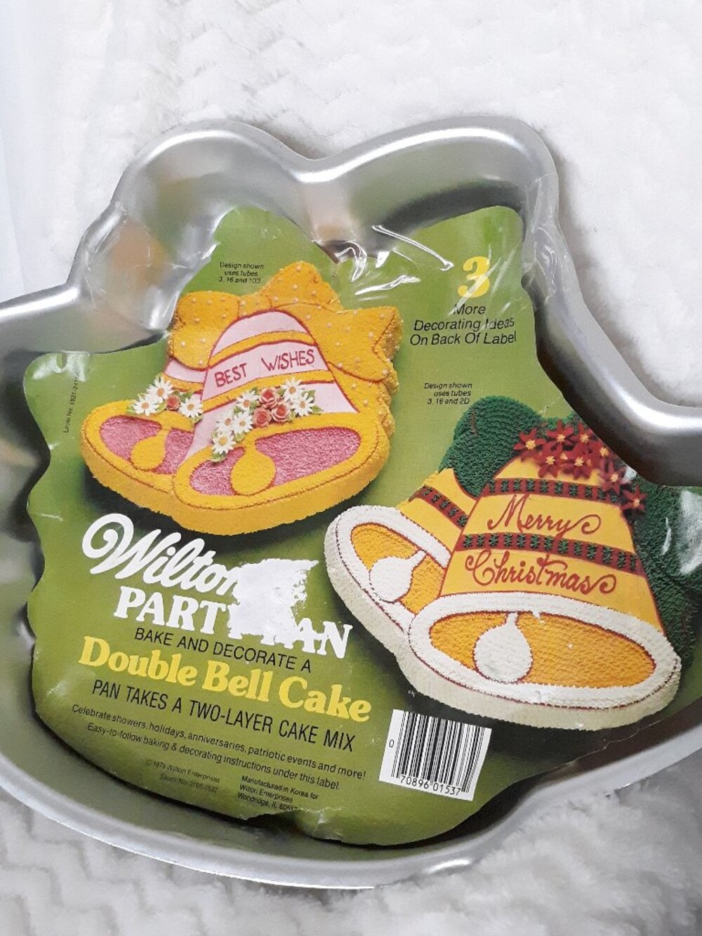 Vintage 1979 Wilton Double Bell Party Cake Pan Includes Instruction Booklet New